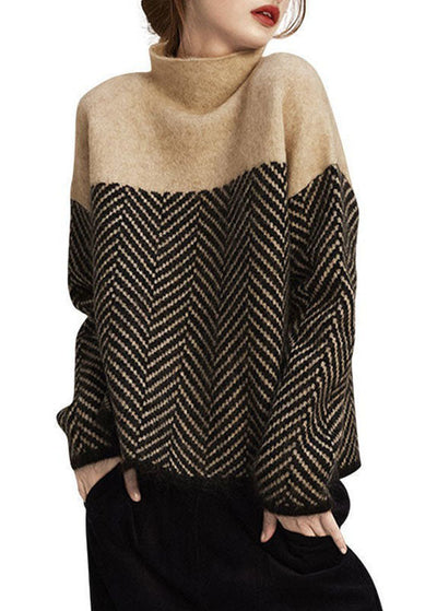 Urbaner Chic Patchwork-Pullover