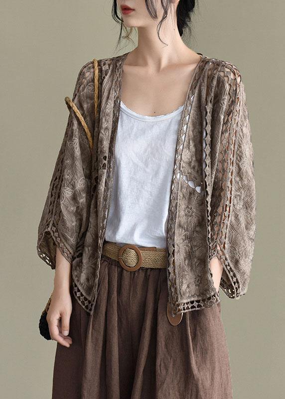 Luxura™ Jacquard-Shortcardigan